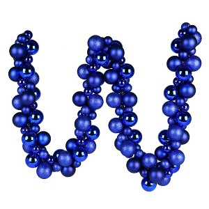 Vickerman 6' Assorted Ornament Ball Christmas Garland - 1 of 2