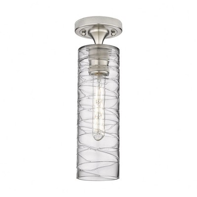 Crown Point - 1 Light Flush Mount In Industrial Style-15 Inches Tall and 3.88 Inches Wide