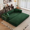 78.8" Compression Sofa,Convertible Floor Sofa Bed-with Pillow Back Support Armrest, Comfy Futon Couch Sleeper Bed, for Living Room, Bedroom - 3 of 4