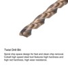 Unique Bargains High Speed Steel Titanium Plated Metric Spiral Point Thread Tap and Drill Bit Set - 4 of 4