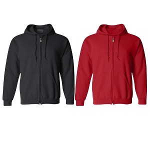EG PRO 2 Pack Men Hoodies Heavy Blend Hooded Sweatshirt with Pockets - 1 of 4