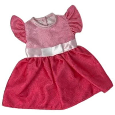 Doll Clothes Superstore Pink Sparkle Dress Fits 18 Inch Girl Dolls Like  American Girl Our Generation My Life Dolls : Target