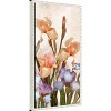 Amanti Art Irises Panel IV by Alonzo Saunders Canvas Wall Art Print Framed 14 x 27 - 3 of 4