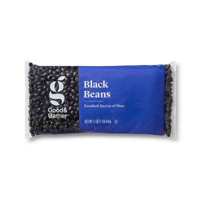 Dry Black Beans - 1LB - Good & Gather™