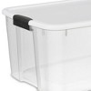 Sterilite 116 Quart Ultra Latching Clear Plastic Storage Tote Container, 16 Pack - image 4 of 4