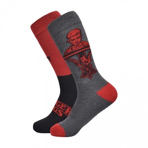 Adult Stranger Things The Upside Down 2-Pairs of Crew Socks - 1 of 4