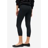 ellos Women's Plus Size Knit Capri Leggings - 3 of 4