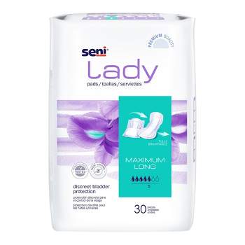 Seni Shaped Day Pads, Moderate Absorbency, Unisex : Target