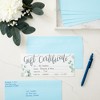 Juvale 100 Pack #10 Light Blue Envelopes with Square Flap for Mailing Letters, Invitations, 4 1/8 x 9 1/2 In - 3 of 4