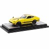 1970 Nissan Fairlady Z 432 RHD (Right Hand Drive) #3 Yellow with Black Stripes Limited Ed 1/24 Diecast Model Car by M2 Machines - 2 of 4