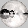Men's Design By Humans Moonlight Nature Guitar II By Maryedenoa T-Shirt - 2 of 4