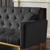 NicBex 73 Inch Velvet Convertible Folding Futon Sofa Bed with Metal Legs for Living Room,Office,Apartment,Bedroom - 4 of 4