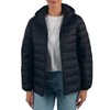 Alpine Swiss Eva Womens Hooded Puffer Jacket Down Alternate Coat Warm Water-Resistant Packable Winter Outerwear Zip Pockets - 2 of 4