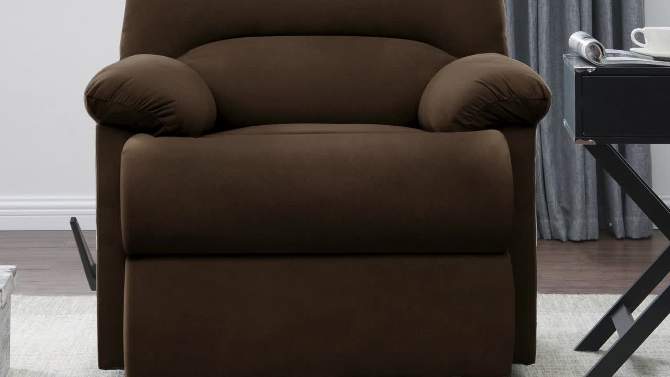 Wall Hugger Microfiber Pillow Top Arm Recliner Chair -  ProLounger, 2 of 12, play video