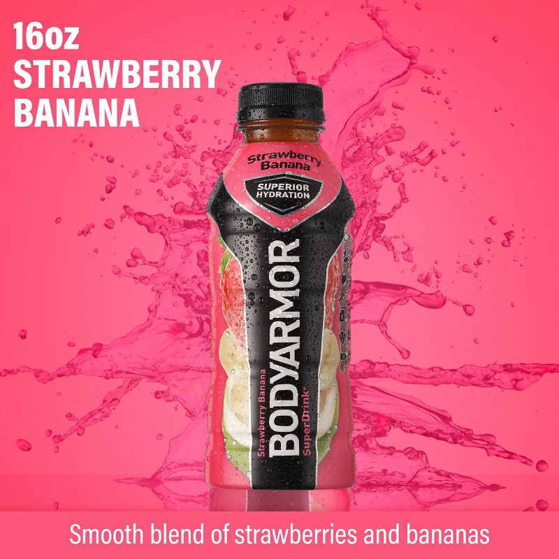 BODYARMOR Strawberry Banana - 16 fl oz Bottle, 3 of 12