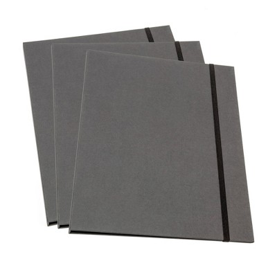 Paul 3pk Letter Size Classification Folders Dark Gray - Bigso Box of Sweden