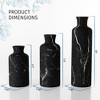 Creative Scents Matte Black  Vase Set - 4 of 4
