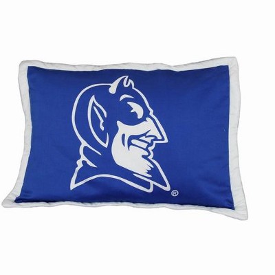 NCAA Pillow Sham Cotton Bed Accessory - Duke Blue Devils..