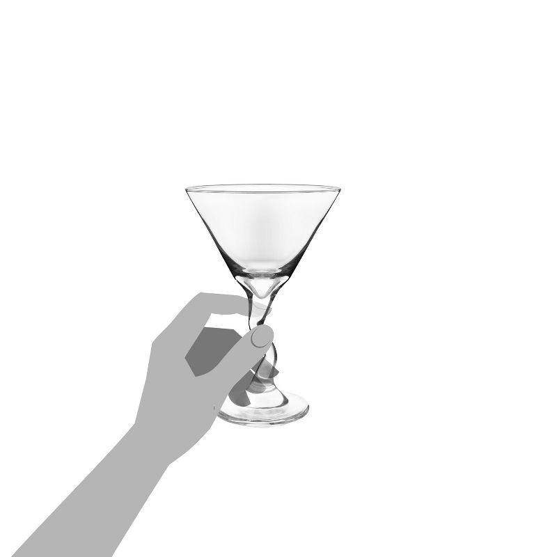Libbey Z-Stem Martini Glasses, 9-ounce, Set of 4, 4 of 6