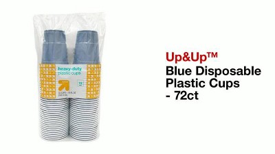 Royal Blue Plastic Cups, 9oz, 72ct