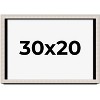 PosterPalooza | Minimalist Shadow Box Silver Picture Frame - UV Acrylic, Backing Board, Hanging Hardware - 2 of 4