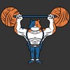 Men's Fortnite Yarn Lifter Meowscles T-Shirt - 2 of 4