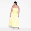 Women's Satin Asymmetrical Maxi A-Line Dress - Wild Fable™ - 3 of 3