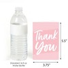 Big Dot of Happiness Pink Elegantly Simple - Guest Party Favors Thank You Cards (8 count) - 3 of 4