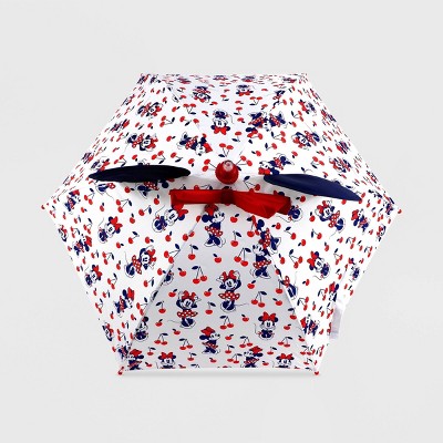 Girls' Disney Minnie Mouse Stick Umbrella - Red - Disney Store