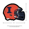 Evergreen Ultra-Thin Edgelight LED Wall Decor, Helmet, University of Illinois- 19.5 x 15 Inches Made In USA - 2 of 4