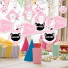 Big Dot of Happiness Purr-fect Kitty Cat - Kitten Meow Baby Shower or Birthday Party Hanging Decor - Party Decoration Swirls - Set of 40 - 2 of 4
