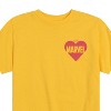 Boys' - Marvel - Heart Valentine Short Sleeve Graphic T-Shirt - 2 of 4