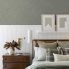 Tempaper & Co. 60 sq ft Faux Roman Clay Textured Peel and Stick Wallpaper by Pure Salt Green - 3 of 4