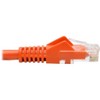 Tripp Lite Cat6 Gigabit Snagless Molded UTP Patch Cable, Orange, 6 ft (N201-006-OR) - 4 of 4