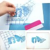 Craftopia Transfer Tape Sheets for Vinyl 12 Clear with Blue Alignment Grid - image 3 of 4