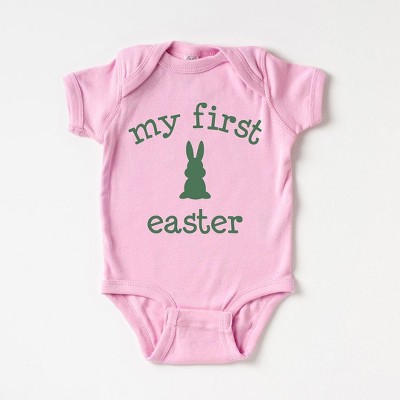 The Juniper Shop Bunny First Easter Baby Bodysuit