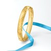 Ross-Simons 18kt Gold Over Sterling Geometric-Pattern Bangle Bracelet Size 7 - 3 of 4