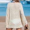 Women's Seaside Whispers Crocheted Cover-Up Dress -Cupshe - 4 of 4