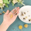 Unique Bargains Plastic Electroplated Metal Tassel Cord End Caps for DIY Making Pendant Bracelets 100 Pcs - 4 of 4