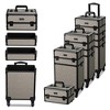 Byootique 3-Piece Makeup Train Cases Cosmetic Organizer Kit Rococo - 2 of 4