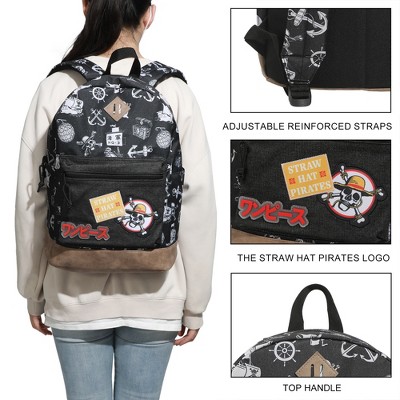 One Piece Live Action Icons 16.5" Black Backpack — фото 2