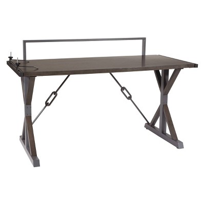 Creator Instructable Desk Gray - OSP Home Furnishings