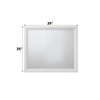 Ireland White Finish Mirror - 4 of 4
