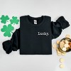 Simply Sage Market Women's Graphic Sweatshirt Embroidered Lucky Typewriter Mini - 3 of 4