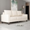 75" Modern Living Room Furniture Fabric Sofa - ModernLuxe - 4 of 4