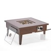 Leisuremod Walbrooke Outdoor Patio Aluminum Square Fire Pit Side Table with Lid and Fire Glass - 4 of 4