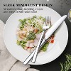 Itopfox 40-Piece Stainless Steel Flatware Set for 8, Mirror Polished Cutlery Set with Dinner Forks, Spoons, Salad Forks, Teaspoons, Dishwasher Safe - 4 of 4