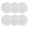 LunaLulinlk Winter Frost White 10.25" Glass Dinner Plate (Set of 6) - 3 of 4