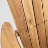 Malibu Acacia Wood Adirondack Rocking Chair - Natural - Christopher Knight Home: Weather-Resistant Patio Accent Chair - 4 of 4
