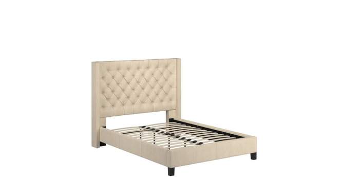 Highland Park Button Tufted Wingback Platform Bed - Inspire Q, 2 of 6, play video